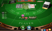 Online baccarat gameplay